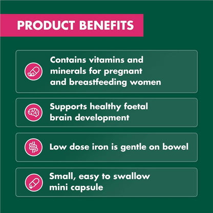 Nature's Own Pregnancy & Breastfeeding 90 Mini Capsules