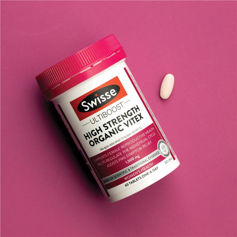 Swisse 有机圣洁莓 1500 毫克 60 片