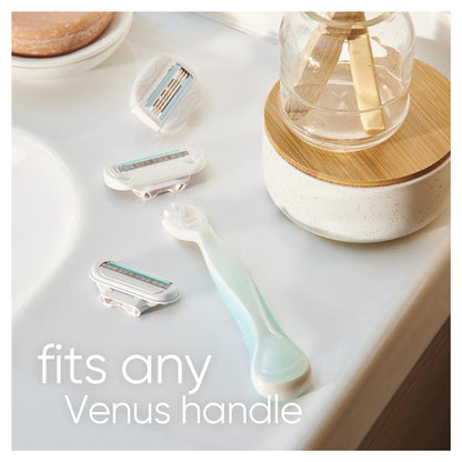 Tay cầm dao cạo Gillette Venus Deluxe Smooth Sensitive + 2 lưỡi dao thay thế 