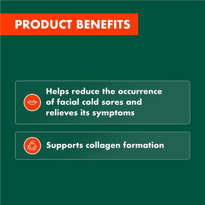 Viên uống Nature's Own Double Strength Cold Sore Relief L-Lysine 1000mg 100 viên 