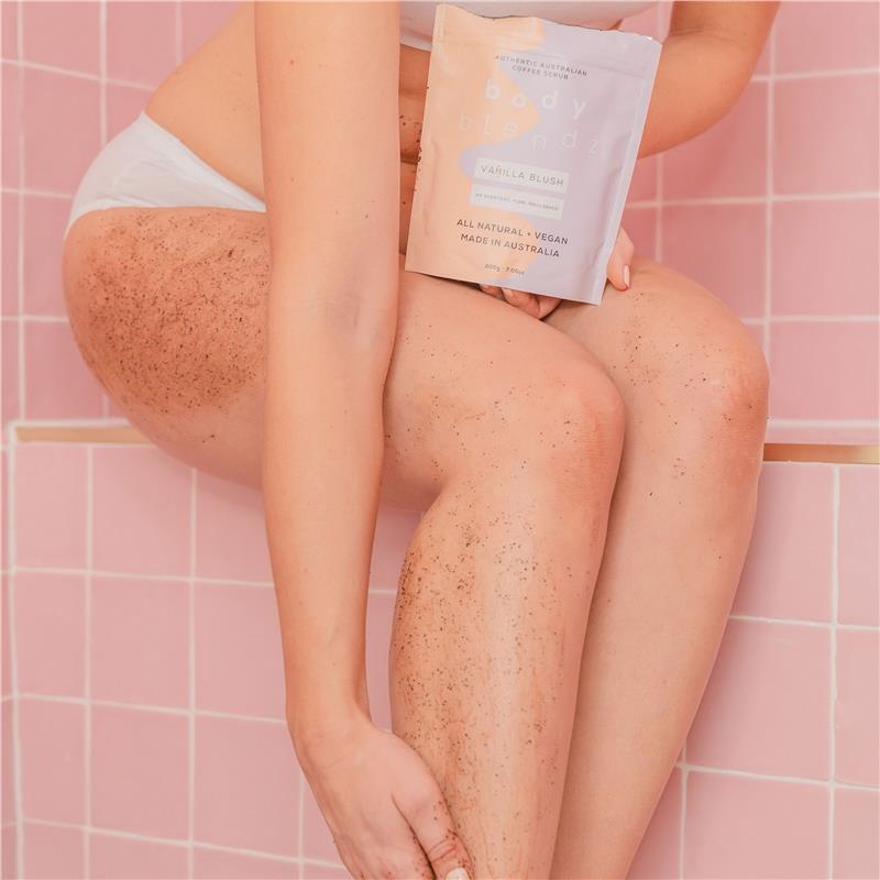Body Blendz 身体咖啡磨砂膏香草腮红 200g 