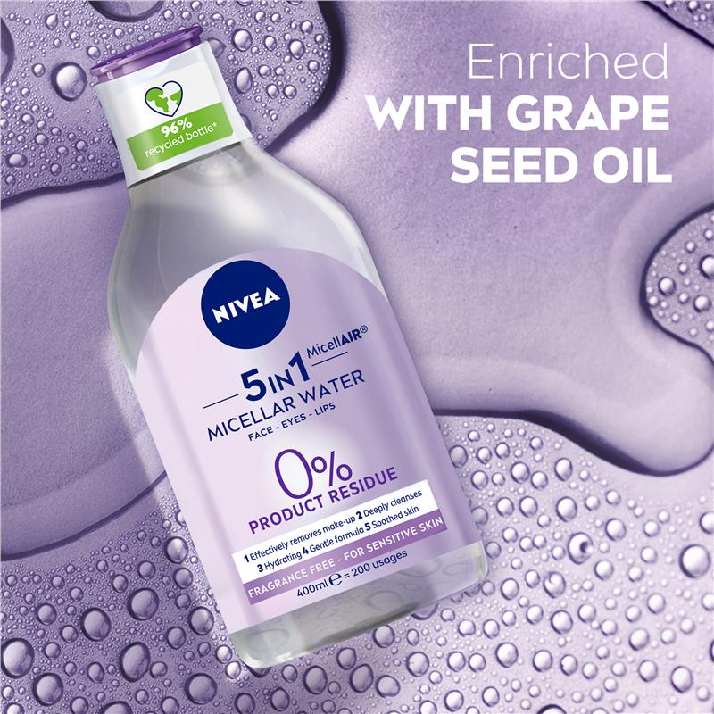 NIVEA Daily Essentials Sensitive Caring Micellar Water 400ml