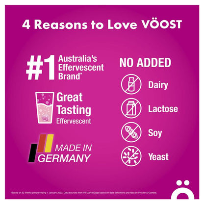 Voost Hydrate Apple + Berry Effervescent Tablets 60 Pack Exclusive Size