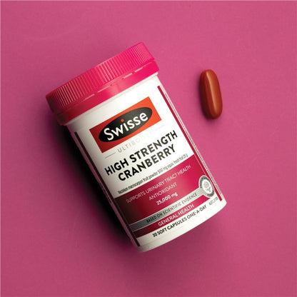 Swisse Ultiboost 高强度蔓越莓 25000 毫克 30 粒胶囊
