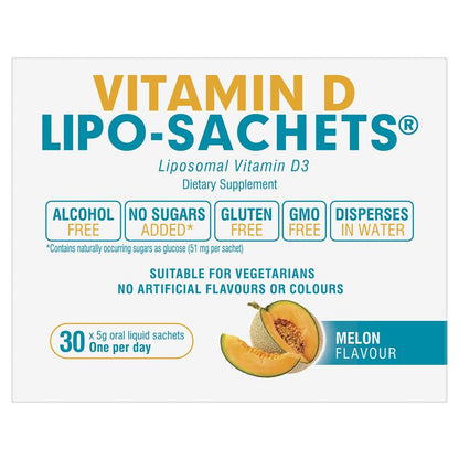 Gói Lipo-Vitamin D Dưa 5g 30 Gói 