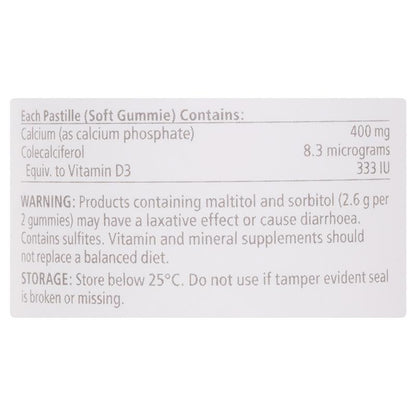 Kẹo dẻo bổ sung canxi không đường Nature's Way Adult Vita Gummies 60 viên 