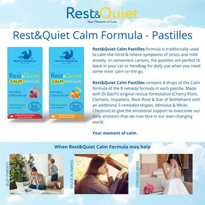 Martin & Pleasance Rest & Quiet Calm Pastilles Orange 50g