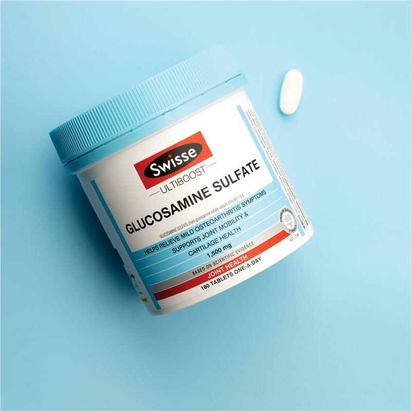 Swisse Glucosamine Sulfate 1500mg 180 Tablets