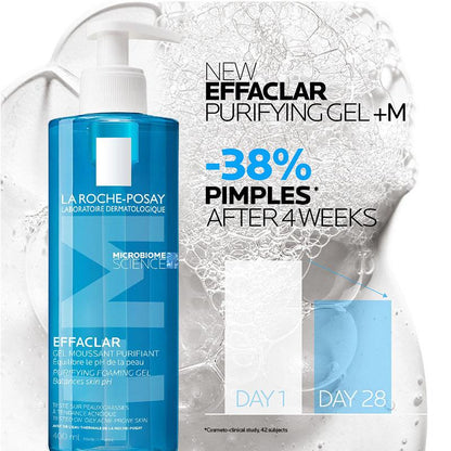 La Roche Posay Effaclar +M 泡沫凝胶 400ml 
