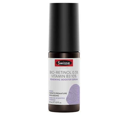 Huyết thanh tăng cường tái tạo da Swisse Beauty Bio-Retinol Vitamin B3 10% 30ml 
