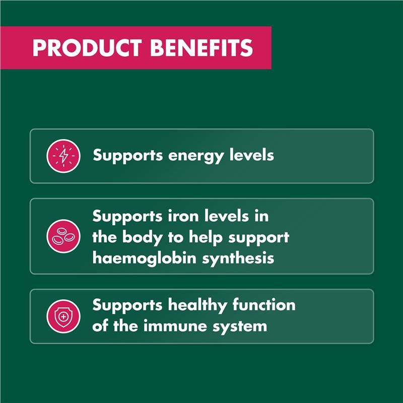 Viên uống bổ sung sắt Nature's Own Iron Plus 50 viên 