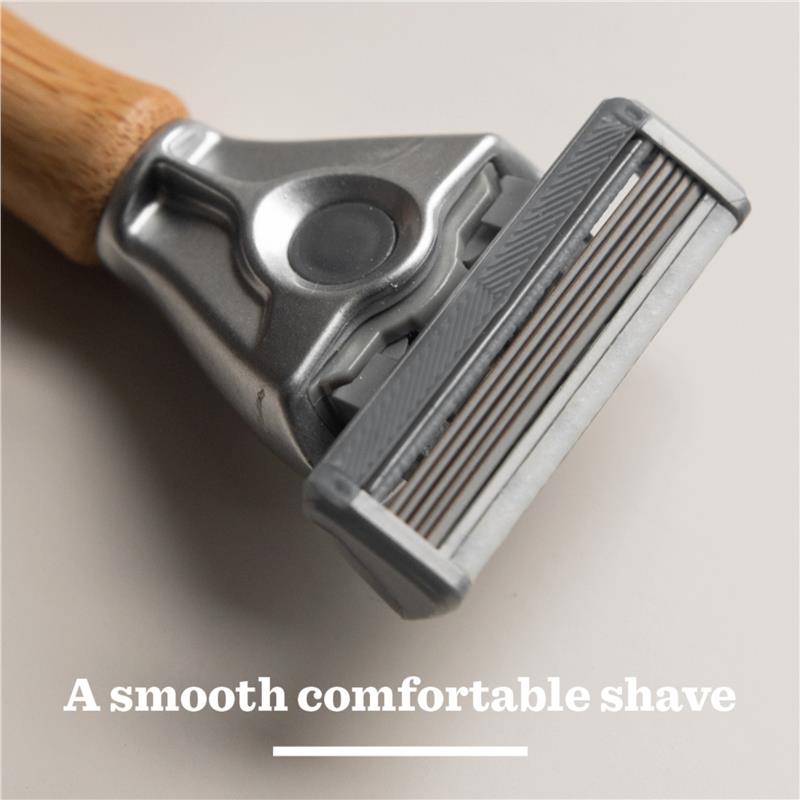 Bulldog Original Bamboo Razor + 2 Blades