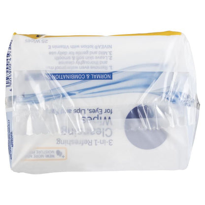 Nivea Visage Daily Essentials Refreshing Facial Wipes 25 Twin Pack
