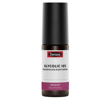 Huyết thanh tái tạo da ban đêm Swisse Skincare Glycolic 10% 30ml 