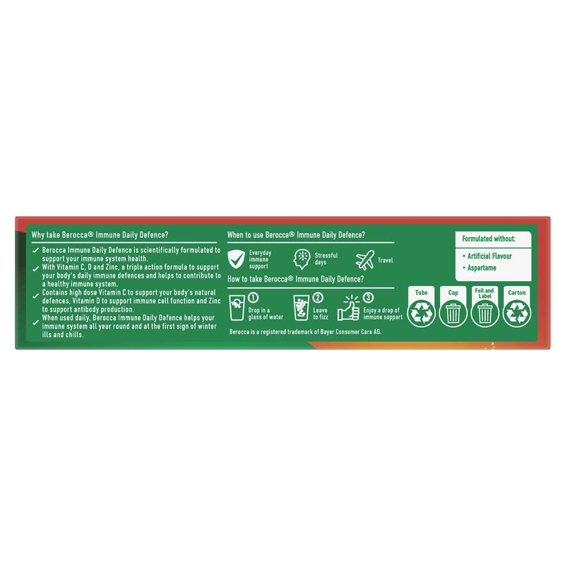 Berocca 免疫每日防御橙味 30 片泡腾片
