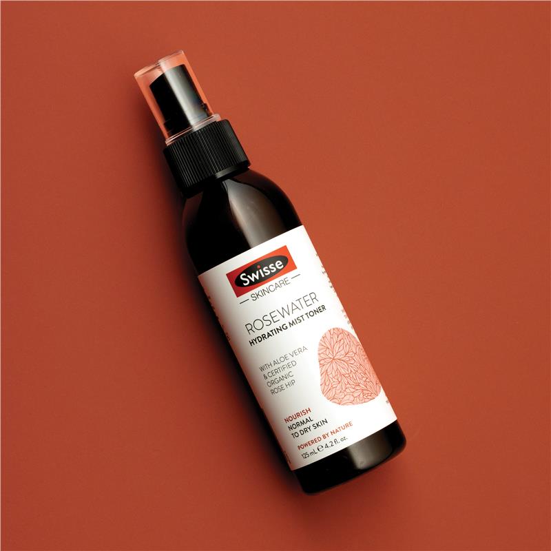 Swisse 护肤玫瑰水保湿喷雾爽肤水 125ml 