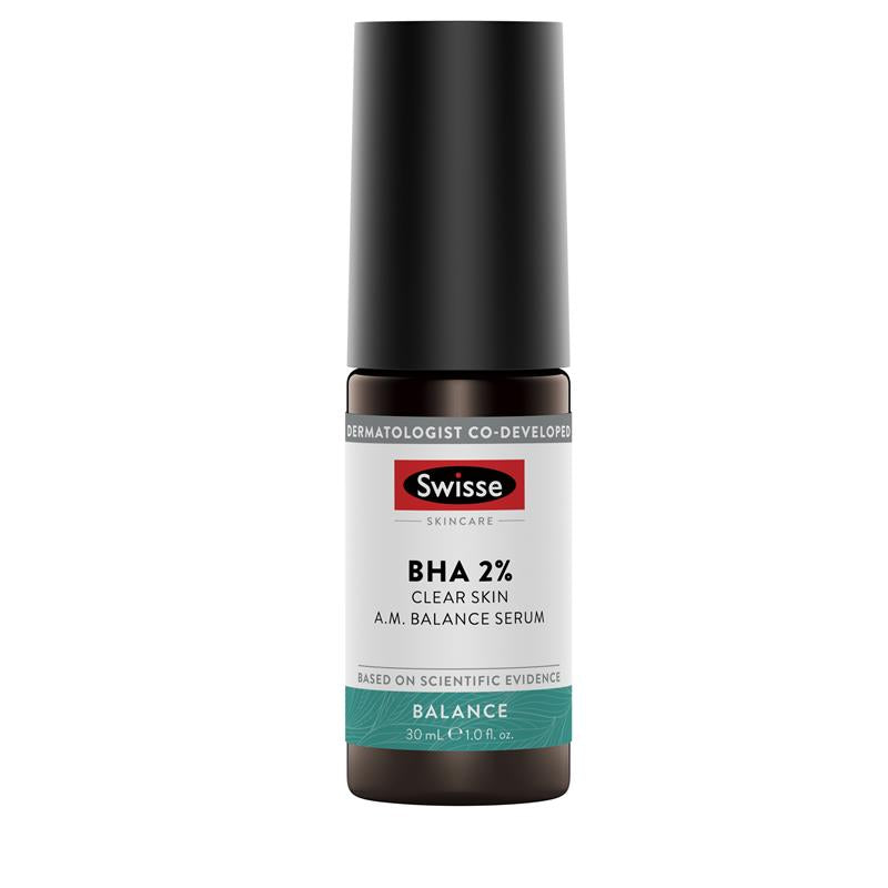 Swisse Skincare BHA 2% 清透肌肤 AM 平衡精华液 30ml 