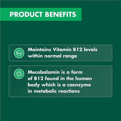 Nature's Own Activated Methyl B12 60 Mini Tablets