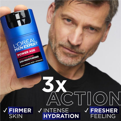 欧莱雅男士专业活力抗衰老保湿霜 50ml 