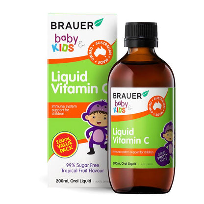 Brauer 儿童液体维生素C 200ml 独家装