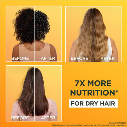 Dầu xả Garnier Fructis Hair Food Nourishing Banana dành cho tóc khô 350ml 