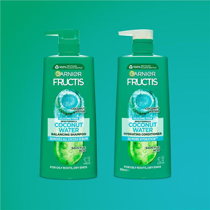 Dầu xả Garnier Fructis Coconut Water 850ml 