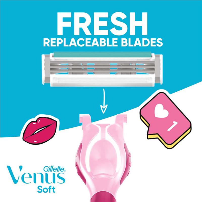 Dao cạo râu Gillette Simply Venus Hybrid 4Up 