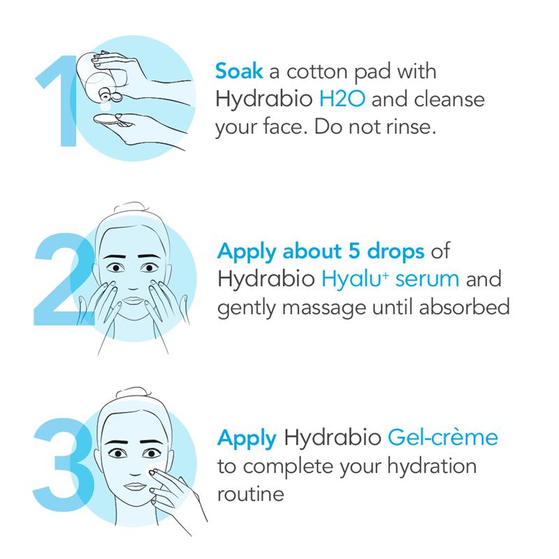 Serum dưỡng ẩm Bioderma Hydrabio Hyalu + Hydrating Plumping với Hyaluronic Acid và Niacinamide 30ml 