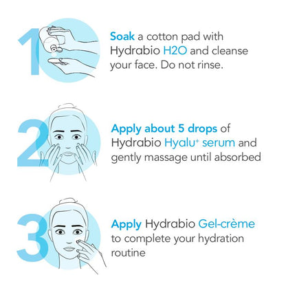 Serum dưỡng ẩm Bioderma Hydrabio Hyalu + Hydrating Plumping với Hyaluronic Acid và Niacinamide 30ml 