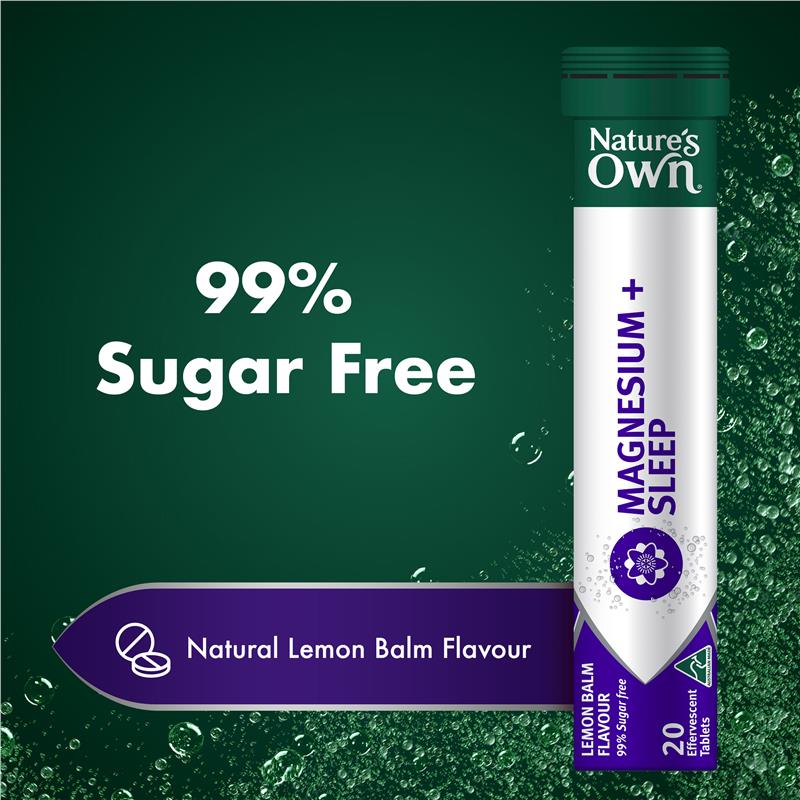 Viên sủi bổ sung Magiê + Giấc ngủ Nature's Own 20 viên 