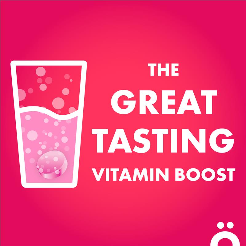 Voost Energy Raspberry Effervescent Tablets 20 Pack