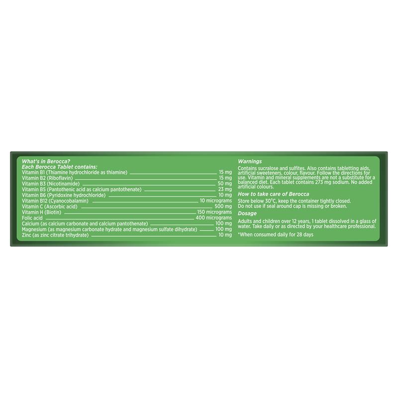Berocca Energy 芒果橙味泡腾片 30 片