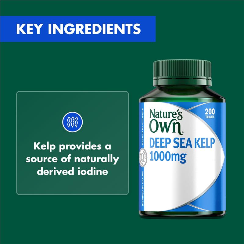 Nature's Own Kelp 1000mg 200 Viên 
