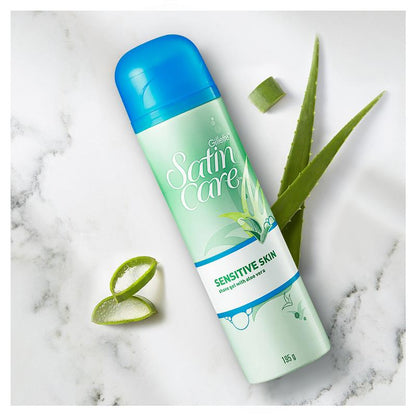 Gel cạo râu Gillette Venus Satin Care cho da nhạy cảm 195g 