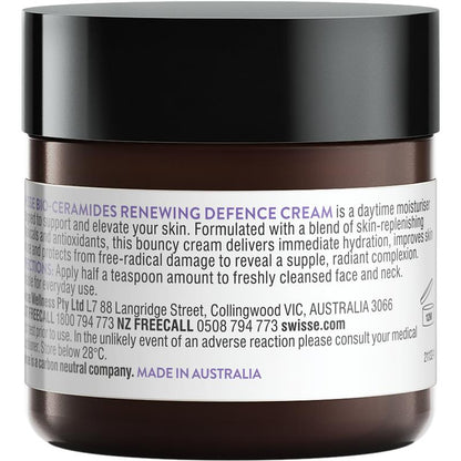 Swisse Skincare Bio Ceramide Renewing Defence Cream 50g