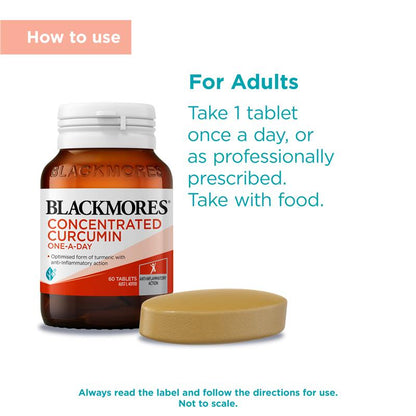 Blackmores Concentrated Curcumin One A Day 60 Tablets
