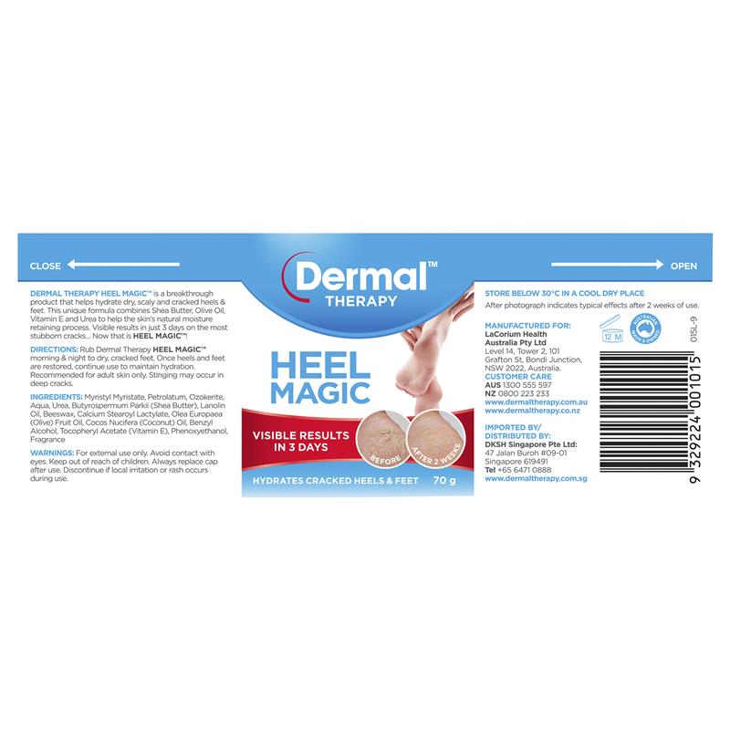 Dermal Therapy Heel Magic 70g 