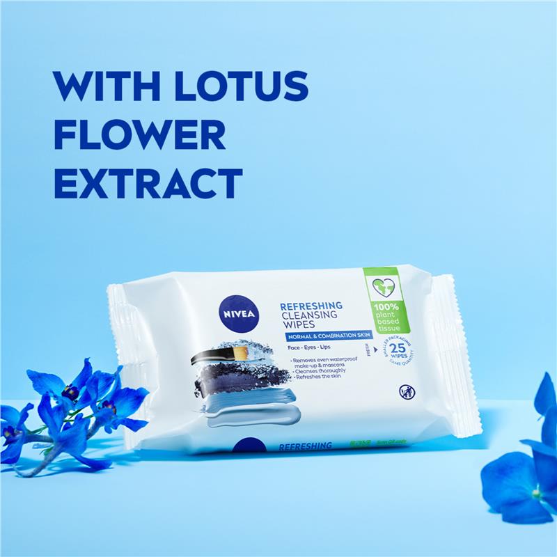 NIVEA Daily Essentials 清爽洁面湿巾 7 片装