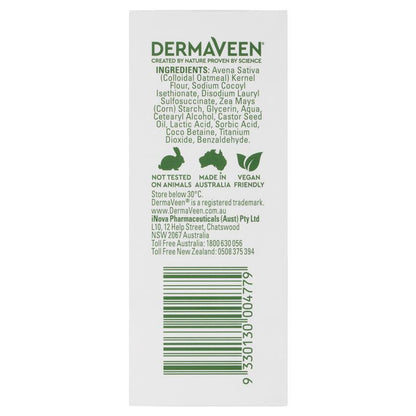 DermaVeen 每日滋养无皂洁面皂，适合干性及敏感性肌肤，115g 