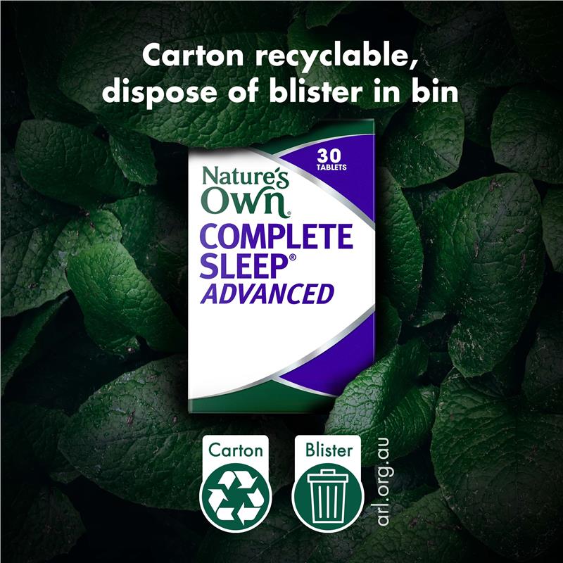 Nature's Own Complete Sleep Advanced 30 viên 