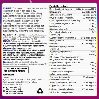 Centrum For Women 90 Tablets Exclusive Size