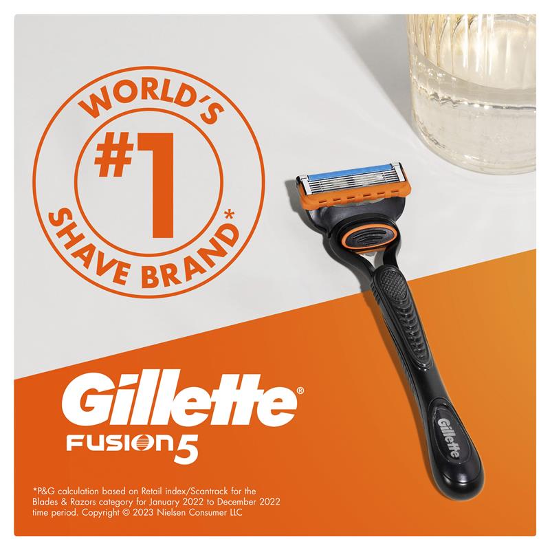 Dao cạo râu Gillette Fusion Manual + 2 lưỡi dao thay thế 
