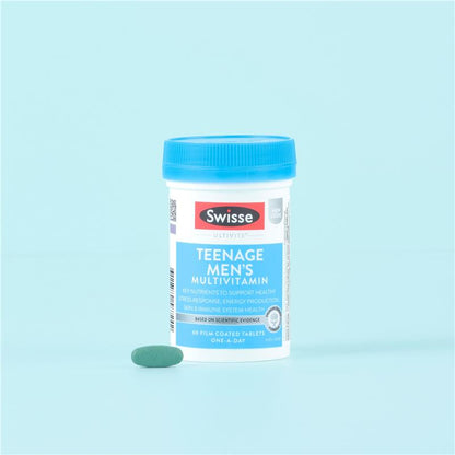 Swisse Teenage Ultivite Men's Multivitamin 60 viên 