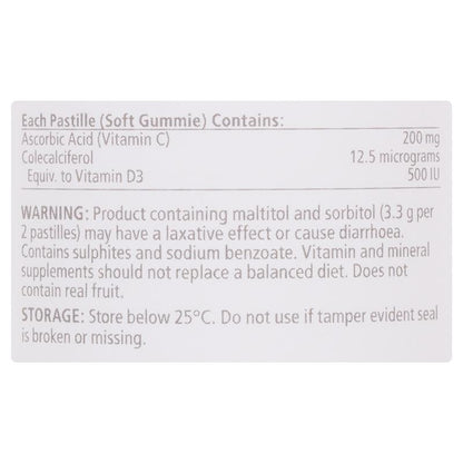Kẹo dẻo Nature's Way Adult Vita Gummies không đường bổ sung vitamin C hàm lượng cao 65 viên 