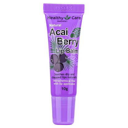 Son dưỡng môi Healthy Care All Natural Acai Lip Balm 10g 
