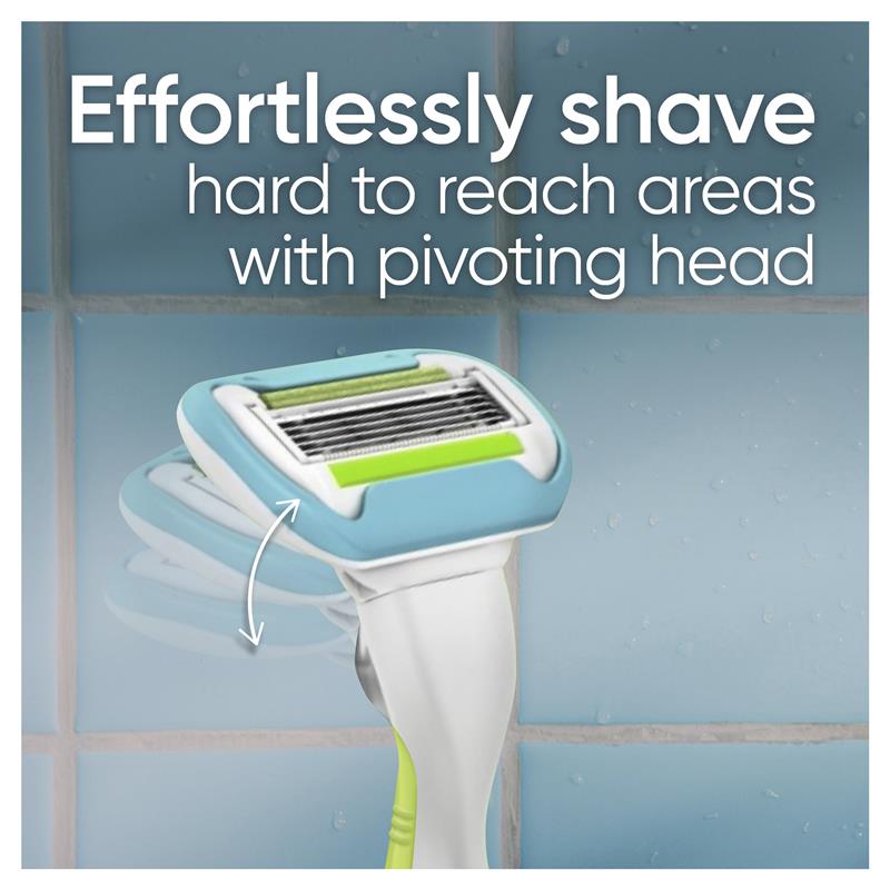 Tay cầm dao cạo râu Gillette Venus Extra Smooth + 2 lưỡi dao thay thế 