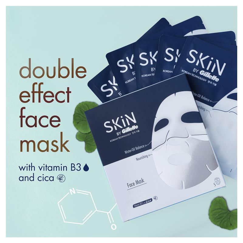 Mặt nạ Gillette Skin Face Mask 1 miếng 