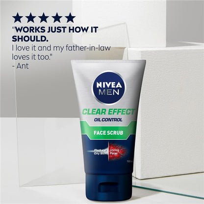 NIVEA MEN Clear Effect Acne Defense Face Scrub 100ml