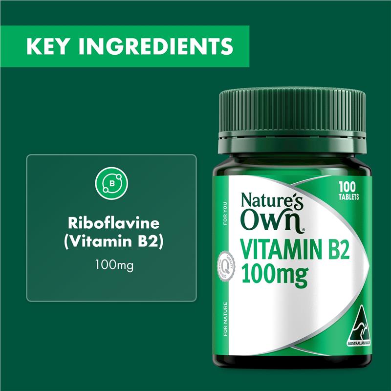 Vitamin B2 100mg của Nature's Own 100 viên 