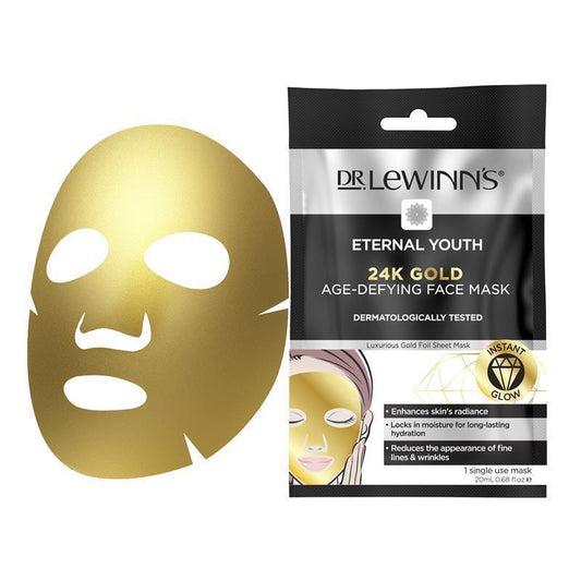 Dr LeWinn 永恒青春 24k 金片状面膜